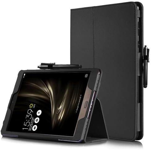 AKLiSa Étui pour ASUS ZenPad 3S 10 9,7 pouces e-book cover Z500M P027 tablette protection étui en cuir (noir)