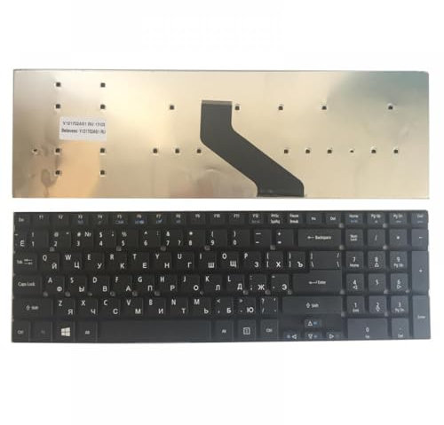 hJNGdU Sostituzione Tastiera Russa Compatibile con A-c-e-r Aspire E1-570 V3-772 V3-531 V3-531G V5-561 V5-561G E1-570G V3-7710 V3-7710G V3-772G