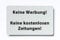 2x Keine Werbung keine kostenlosen Zeitungen magnetisch und selbstklebend Aufkleber Tür Schild Türschild Briefkasten Briefkastenschild Haus Praxis Büro Geschäft silber