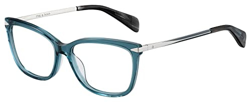 RAG & BONE Brille RNB3010 Größe 52-15 mm Blau Palladium