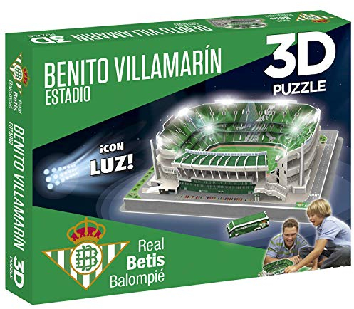 BANDAI Eleven Force 3D-Puzzle, Stadion Benito Villamarin (Real Betis) mit Licht (EF12036)