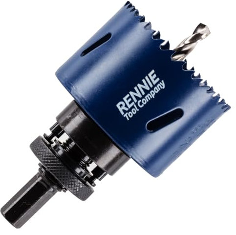 59mm Hole Saw Bi-Metal With Arbor And Pilot Drill For Drilling/Cutting Wood, Plastic, Metal Sheet, Stainless Steel, Pipes, Drywall, Circular Holesaw Set M35 5% Cobalt Bi Metal Hole Cutter