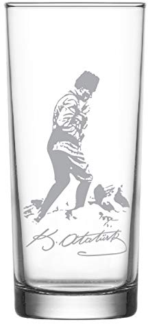 Raki Gläser mit Gravur Glas Bardagi Bardak Rakigläser 2 Stück Türkiye Türkei Atatürk imza