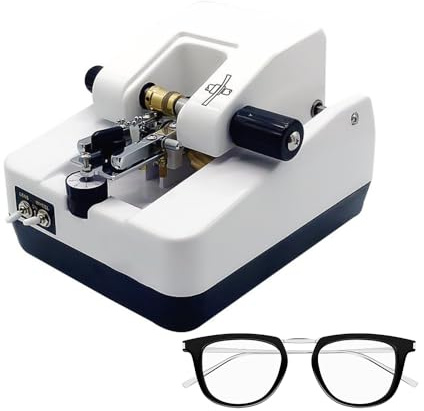 hzexun Optical Lens Groover Eyeglass Grooving Machine Lens Slotting Machine Lens Groover for Glass Shop Optometry Equipment