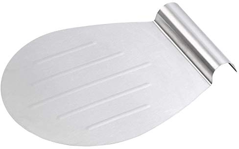 Elevador de Pasteles de Acero Inoxidable, Pastel de Acero Inoxidable con Pala para Pizza, Paleta de Pizza de Acero Inoxidable, Ideal para Tartas, Tartas, Tarta Flambeada, Quiches, Pizzas y Mucho Más