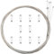 Fahrrad Schaltzug, CTRICALVER 6 pcs 2.1M Universal Fahrrad Schaltzug, mit 10 pcs Bremskabel Endkappe, für Mountainbikes, Rennräder oder Citybikes