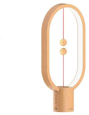 Heng Balance Lampe, Schreibtischlampe, Heng Balance Tischlampen Magnetschalter, intelligente magnetische Schwebe-Balance, kreatives LED-Nachtlicht,weiche Augenpflege, Cooles Geburtstagsgeschenk,D