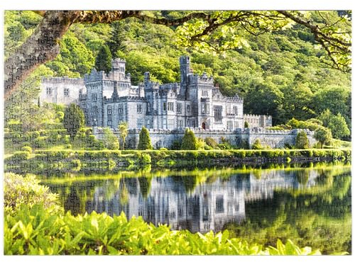 MyPuzzle Kylemore Abbey in Connemara, County Galway, Ireland - Premium 1000 Teile Puzzle - MyPuzzle Sonderkollektion von Puzzle Galaxy