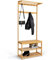 IDMarket - Garderobe, Bambus, Lana, Kleiderständer und Schuhständer