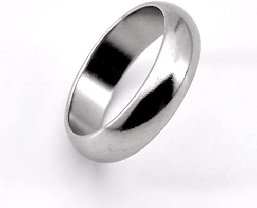 Silber Cambered PK Ring Starker Magnetring PK Ring Magic Tricks Finger Dekoration Magier Zubehör Nahaufnahme Bühne Gimmick (20 mm, Silber)