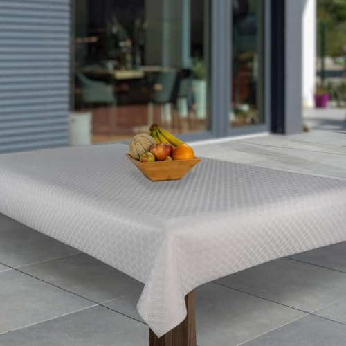 Tischdecke Molton Tischläufer Tischpolster Tischschoner Tischunterlage PVC abwaschbare Tischdecke Wasserabweisend Schutz |79|, Muster:Molton, Größe:90x120 cm