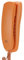 Téléphone Fixe, Téléphone Mural à Ligne, Téléphone Mural à Ligne Unique Orange, Téléphone Mince pour Téléphone de Bureau