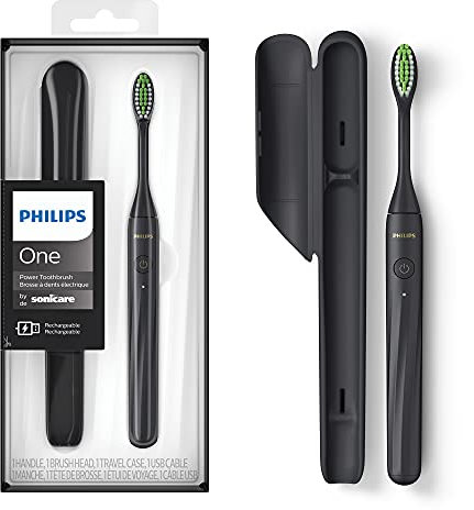 Philips One by Sonicare Rechargeable Toothbrush, Shadow, HY1200/26