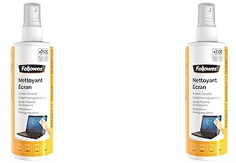 Fellowes Spray nettoyant pour écrans d'ordinateur, pc portables, smartphones, tablettes, 250ml, 9971806 (Lot de 2)