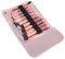 minkissy Ensemble de 10 Pinceaux de Maquillage Ornés de Diamants Pinceaux à Blush en Fibres Artificielles Pinceaux Portables pour Femmes