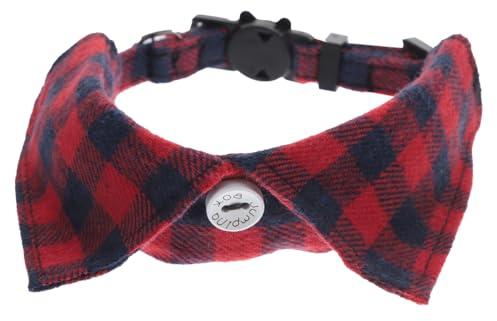 Happyyami 5stücke Verstellbares Katzenhalsband Mit Glocke Und Süßem Krawatten-Design Für Tägliche Nutzung Partys Und Fotoshootings Sicher Und Langlebig Für Katzen Und Kätzchen