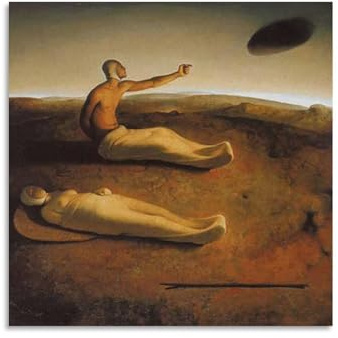 Odd Nerdrum Poster The Black Cloud, Wandkunst, Poster, Gemälde, Leinwand, Poster, Kunstwerke, Raumästhetik, 30 x 30 cm