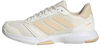 adidas Damen Ligra 8 Womens Indoor Shoes, Off White/Crystal Sand/Cloud White, 42 EU