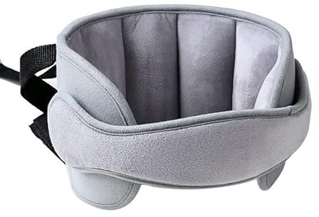 PandaEar Kinder Autositz Kopfstütze, Verstellbarer Kopfhalter für Babys & Kleinkinder, Nackenstütze für Autositz & Kinderwagen, Weiches Schlafband für Reisen