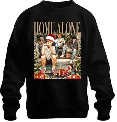 Home Alone Gangster Retro Vintage Kevin Kate Harry Marv - Weihnachten Christmas Xmas Unisex Weihnachtspullover