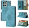 Rostsant Motorola Moto G75 PU Leather + TPU Silicone Magnetic Flip Case Cover Blue