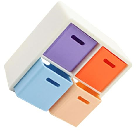 VICASKY Dollhouse Miniature Accessories Mini Shelf Models for Dollhouse Storage Box Furniture