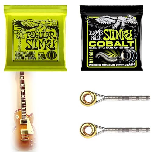 Cordes Guitare, Corde Guitare Électrique 10 46, Pack De 2 Jeux De Cordes Filées En Nickel, Skinny Top Heavy Bottom Slinky, Regular Slinky Pour Guitare Électrique, Calibre 10-46