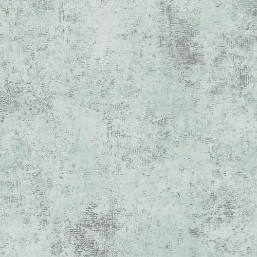 Profhome Betonoptik Tapete 388327-GU Vliestapete blau grau silber 0,53 m x 10,05 m / 5,33 m2