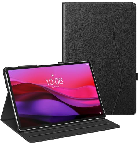 FINTIE Custodia Compatibile con Lenovo Yoga Tab Plus Tablet 12.7 Pollici 2025 (TB-520FU), [Multi-angli] Leggero Cover Protettiva Case con Auto Sveglia/Sonno, Nero
