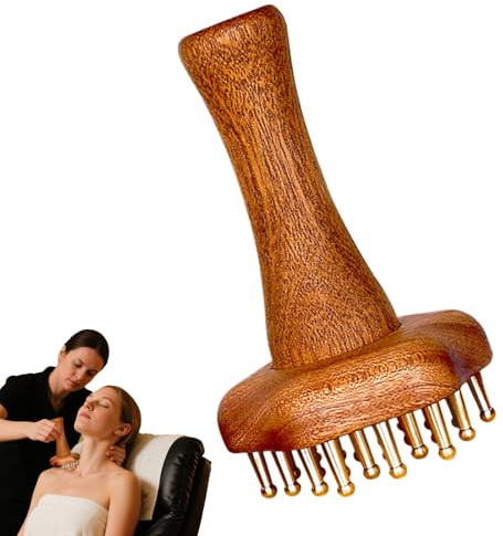 Meridian Druckbürste,Cellulite Bürste - Roller Kamm Massagegerät Peeling Ergonomisch Für Frauen Rücken Beine Oberschenkel Po Füße Kopfhaut Bauch