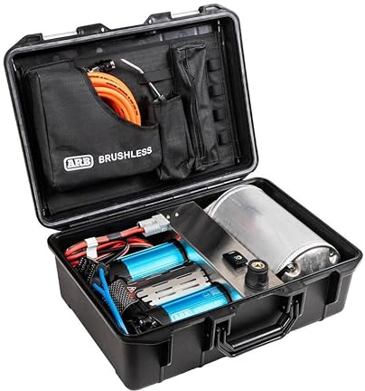 ARB CKBLTP12 - Compressore d'aria portatile senza spazzole da 12 V, doppio motore a bordo con 1,5 x potenza di uscita, ideale per gonfiare pneumatici più veloci e avventure fuoristrada 4x4