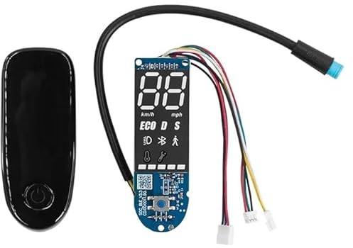 Elektroroller Dashboard kompatibel mit Ninebot F40 F30 F20 F25, Roller Bluetooth Armaturenbrett E-Scooter Leiterplatte Ersatz Zubehör, Elektroroller KickScooter Armaturenbrett-Abdeckungsteile Display