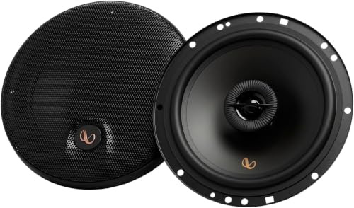 Infinity Alpha 603 Auto Lautsprecher 165mm (6,5 Zoll)- 2-Wege Koaxial | 60 W RMS, 480 W Peak, 90 dB Empfindlichkeit - Harman Car HiFi für Türeinbau vorne und hinten - Paarweise