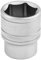 Draper 16544 3/8-Inch Square Drive 6 Point Metric Socket, 18mm Size , Blue