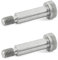 Ganter Normelemente ISO 7379-6-M5-20-NI 7379-6-M5-20-NI-Edelstahl-Passschrauben mit Bund, Silber, Länge l1: 20mm, 2 Stück