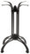 Dublino Bistro-Tischgestell mit französischem Flair in Schwarz | Premium | PJ7020 | Gusseisen | Esstisch | H 73 cm | 20 kg | Standfläche 45x45 cm | max. Tischplattengröße 80x80 / Ø 100 cm