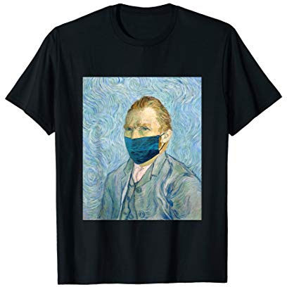 Van Gogh Tshirt Sternennacht Klopapier Hamsterkauf Nudeln T-Shirt