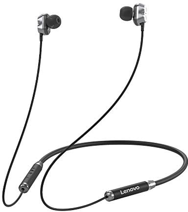 Lenovo HE08 Wireless Headphones (Black)
