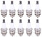 Walfront 10PCs Zündkerzen, Motor Zündkerze für Sägen, Kettensägen, Rasenmäher, Heckenscheren