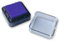 Stemplino® Stempelkissen klein Ink pad Mini Kissen mit Farbe für Kinder Hochzeit Album zum Stempeln für Embossing Scrapbooking Bullet Journal Gestalten Basteln DIY (violett)
