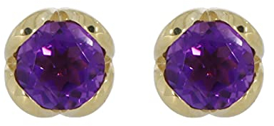 XEN ONE Ohrstecker mit Amethyst 375 Gelbgold