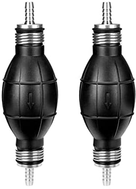 ETOPARS 2 Pièces 6mm Poire D'Amorcage Carburant Pompe à Main Transfert Liquide l'eau Pompe à Tuyau de Siphon Essence Gaz Aquarium Pompe Aspiration