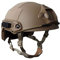 LOOGU Fast MH Casque de protection haut avec rails latéraux pour l'extérieur, le paintball, les loisirs, tactique, casque de combat, casque de combat