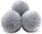 Duories Pompons zum Basteln,30 Stück 40mm Bunte Bommeln Bälle,Pom Poms für Kunsthandwerk,Pompons Bälle für Ostern,Weihnachten,Bunte Pompons für DIY Basteln Tischdekoration Geburtstagsdeko,Grau