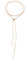 Yienate Boho Y Halskette Gold Cz Strass Tennis Kette Funkelnd Lariat Kristall Halskette Lang Tie Up Choker Halskette Bling Prom Halskette Schmuck Geschenk Für Frauen Mädchen