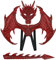 Yeeteesy Ailes de dragon d'Halloween, queue, ensemble de masque, costume de mascarade, cosplay, cadeau de fête, accessoires pour enfants, garçons, filles et adultes (ensemble rouge)