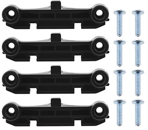 VGOL 4PCS AM4 CPU Heatsink Bracket AMD CPU Fan Support Bracket Base with 8PCS Mounting Screws Computer Replacement Components Plastic Black