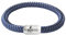 Paris Montana Das Original Sylt Surfer Gravur Unisex Segeltau Armband Paracord Geflochten Handmade Hochwertiger Magnetverschluss 8mm Durchmesser (Sylt-Waves (Marineblau), 20.00)