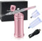 RATSTONE Aerografo Professionale,Aerografo,Aerografo per Modellismo,Set di pennelli ad Aria, Mini compressore a Batteria, Mini Set di pennelli ad Aria per Pittura, Tatuaggio, Nail Art, Moda, Makeup
