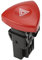 ZINGKING Interruptor de advertencia intermitente compatible con Nissan Opel Renault Espace MK II MK IV, Pulsador, Automático, Rojo